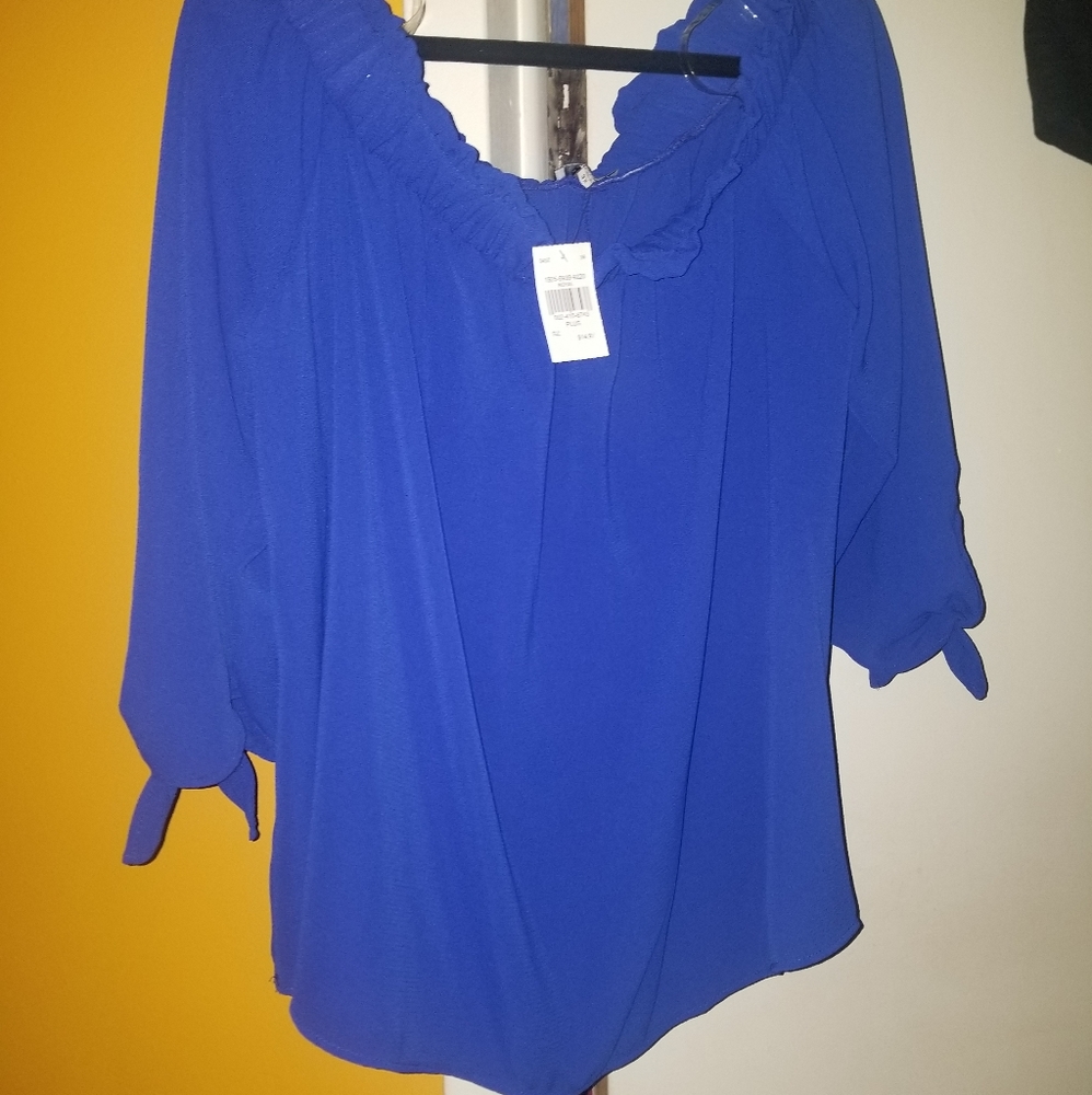 Beautiful blue blouse